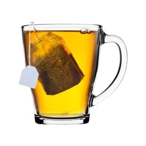 Duralex 6pc Cosy Glass Coffee Mugs Set - Tempered Cappuccino Tea Latte Hot Drinks Mug - Extra Strong - 350ml