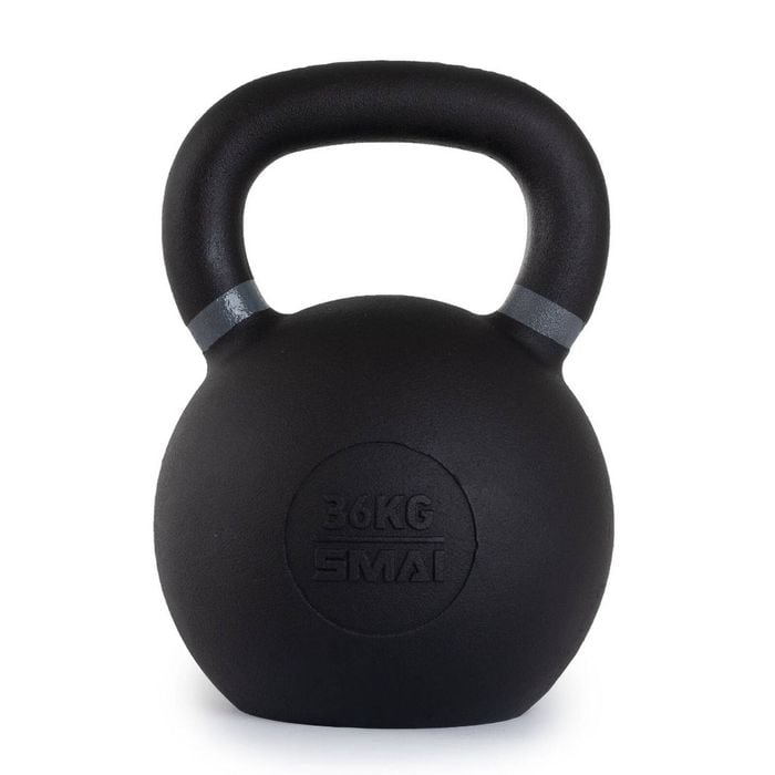 Smai Cast Iron Kettlebell - 36kg - Black