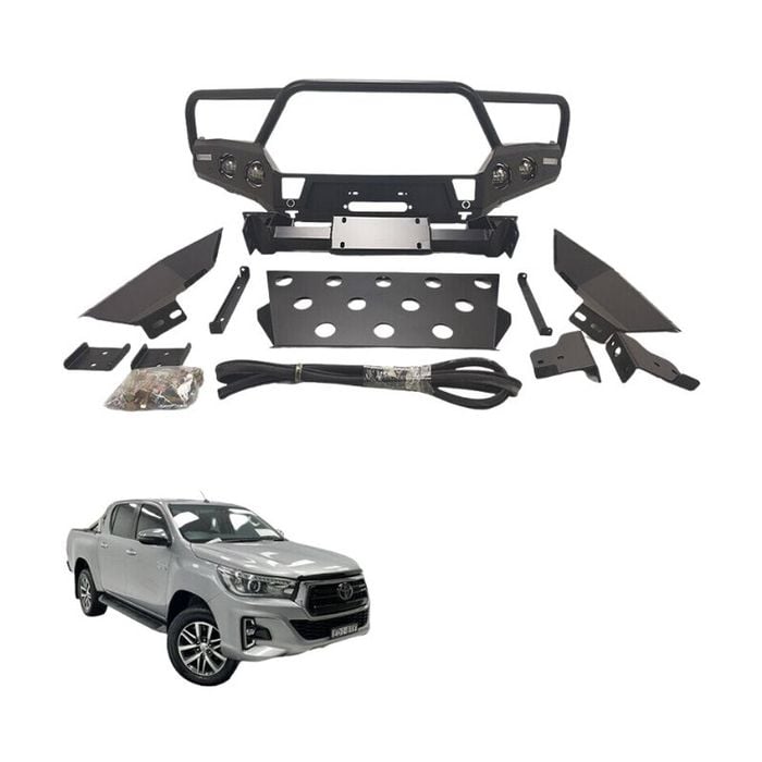 Rugged Bull Bar Bumper Replacement to suit Toyota Hilux N70 2005-2010