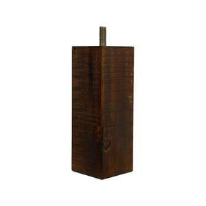 Adoored 53 x 53 x 150mm Rustic Square Timber Furniture Leg