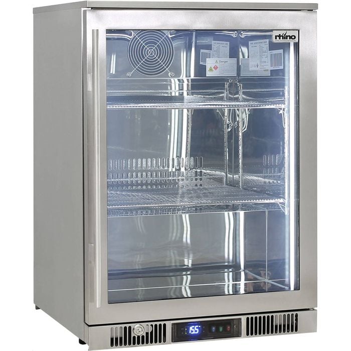 Rhino Stainless Bar Fridge  (Right Hinged) - ENV1R-SS
