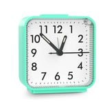 Small Silent Alarm Clock, Battery Operated, No Ticking, Snooze, Easy Set, Perfect for Office, School, Trip
