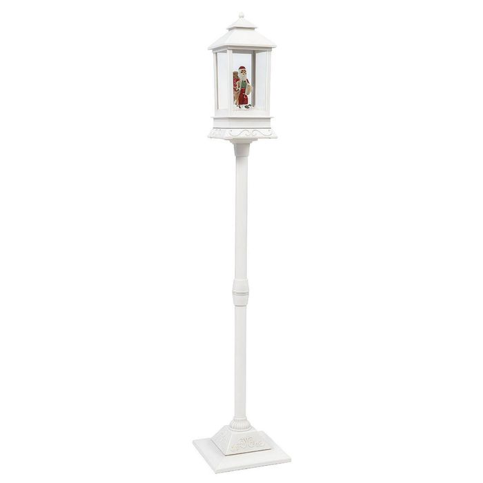 Festiva 148cm White Christmas Lamp Post Decoration