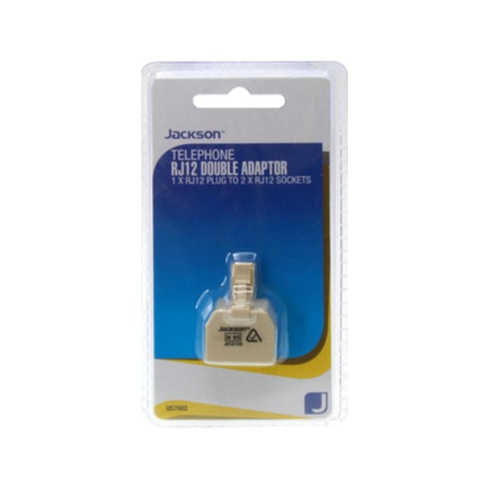 Jackson RJ12 Double Adaptor 6P4C