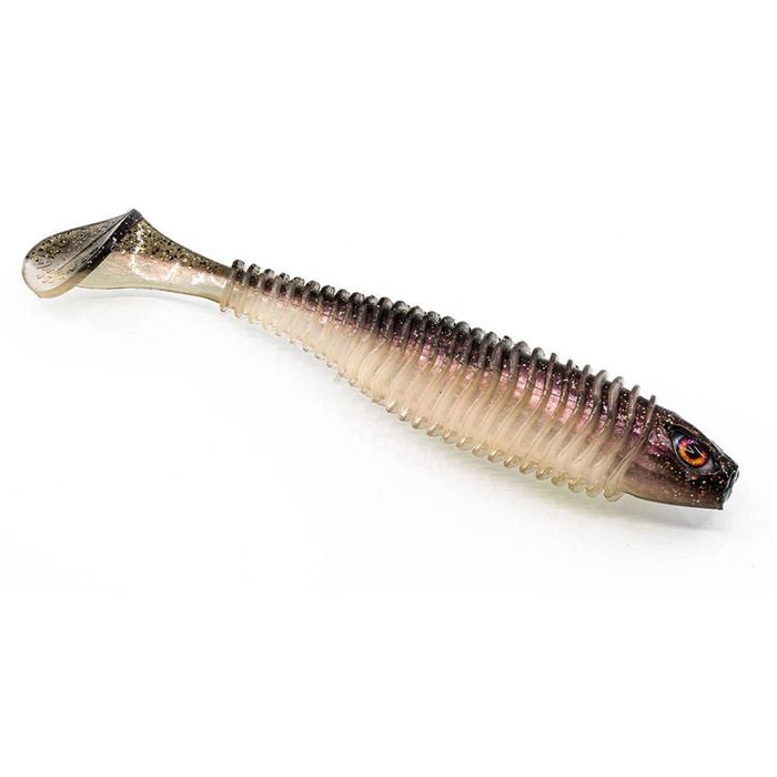 Chasebaits 4-Inch Paddle Baits Soft Plastic Fishing Lures - STIR FRY