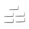 Everhang 25mm Zinc Plated Square Hook - 5 Pack
