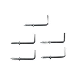 Everhang 25mm Zinc Plated Square Hook - 5 Pack