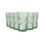 Bormioli Rocco Romantic Ridged Tumbler Glasses Set - 305ml - Pack Of 12
