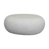 Modern Furniture ROCCO Indoor & Outdoor Pebble Coffee Table 73cm- White Concrete