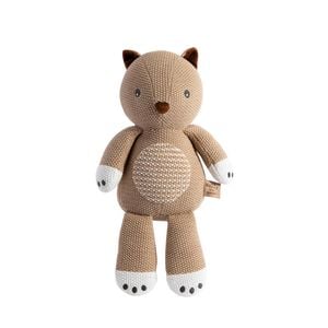 Living Textiles Knitted Baby Soft Toy Wally the Wombat