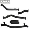 Ignite Exhausts Turbo Back For Toyota Landcruiser 79 Series V8 D/cab No Cat & Muffler 409 Stainless Steel