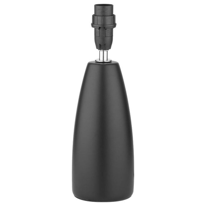 Verve Design 28.5cm Ceramic Bonn Lamp Base - Black