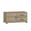Practa Lowline TV Entertainment Unit Bundle - 2 Drawers 1 Door - Oak