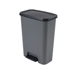 CURVER Compattia Duo Pedal Bin - 2 x 23L - Grey