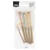 Taskmaster Brass M8 x 100mm Connector Bolt - 4 Pack