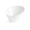 Olympia Whiteware Oval Sloping Bowls Porcelain Heat Shock Resistant White 203x176mm 700ml Pack of 3