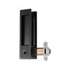 Delf Black Matt Rectangular Cavity Sliding Entrance Door Lock