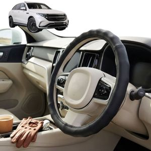 Australian Goose Steering Wheel Cover for Mercedes-Benz EQC SUV 2019 - Current (N293) Circle Black
