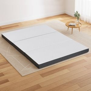 Giselle Folding Mattress 10cm Queen Foldable Memory Foam Tencel 3-fold