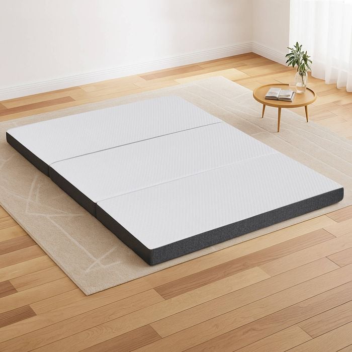 Giselle Folding Mattress 10cm Queen Foldable Memory Foam Tencel 3-fold