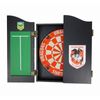 NRL Dartboard and Cabinet St George Dragons Team Design Black Finish