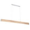 Oriel Lighting Langtoft Tricolour LED Pendant Light Ash Wood