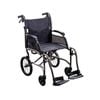 Unicare Health-460mm-Meteor Grey-Aura-Lightweight Transit Wheelchair