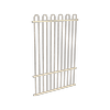 ProtectorAl 350 - 1200 x 1800mm Primrose Aluminium Loop Top Pool Fence Panel With Mid Rail