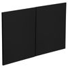 Kaboodle 900mm Black Olive Modern Rangehood Cabinet Doors - 2 Pack