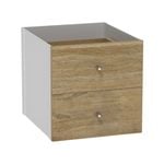 Flexi Storage Clever Cube 335 x 376 x 335mm Oak 2 Drawer Insert