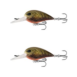 2x 13 Fishing 50mm Gordito Crankbait Fishing Lures - Day Old Guac