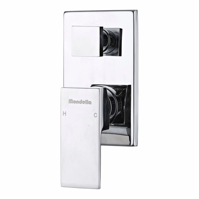 Mondella Chrome Rococo Shower Mixer Diverter - Chrome