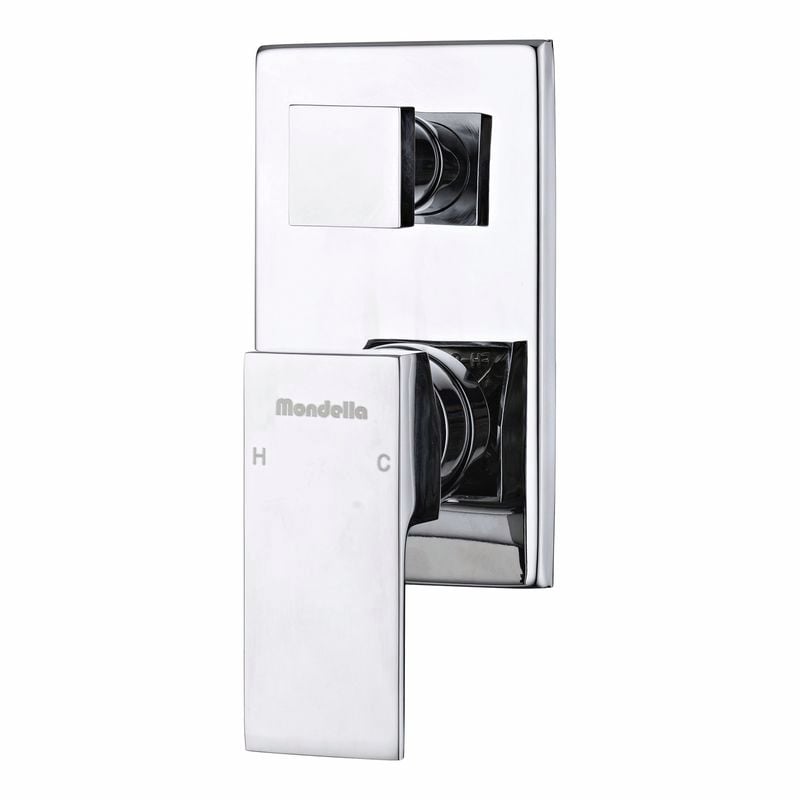 Mondella Chrome Rococo Shower Mixer Diverter - Chrome
