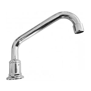 Shaw & Mason 180mm Chrome Swivel Hob Tube Spout