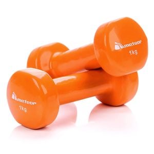 METEOR 1kgx2 Anti-Slip Vinyl Dumbbells