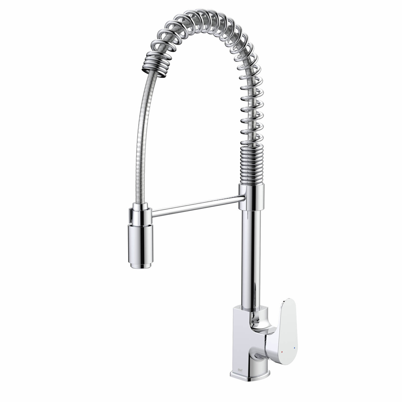 Dorf Chrome Viridian Pulldown Sink Mixer WELS 4 Star 7.5L/min product image