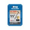 Kreg 38mm Zinc Coarse Thread MaxiLoc Head Pocket-Hole Screws - 500 Pack