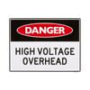 Sandleford 450 x 600mm High Voltage Overhead Plastic Sign