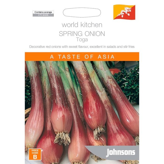 Johnsons Toga Spring Onion Vegetable Seeds