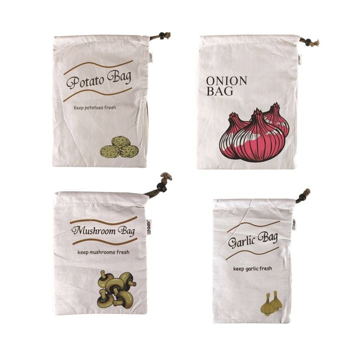 Avanti Cotton Potato Onion Mushroom & Garlic Bag Set