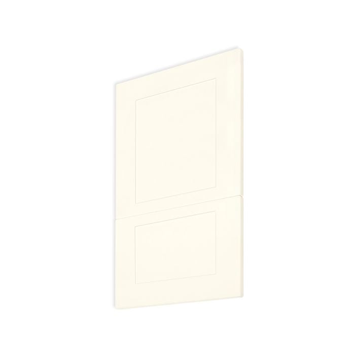 Kaboodle 400mm Antique White Alpine 2 Drawer Wastebin Panels