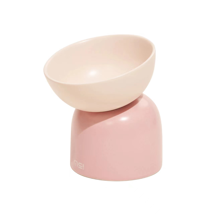 Makesure Sugarbean Pet Bowl/Pink/14*14*16cm(L*W*H)