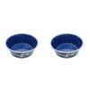 2x Paws & Claws Savoy S/Steel Pet Bowl 800Ml 16x5.5cm Assorted