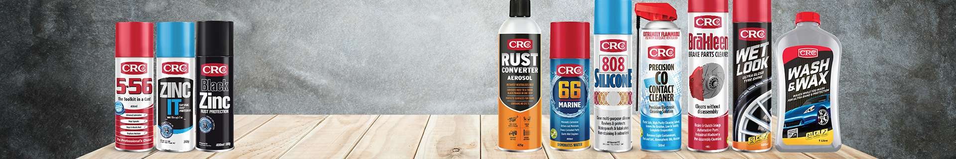Background banner image displaying CRC product.
