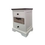Elegance Living 65cm White & Grey Beige Tyrta Cabinet