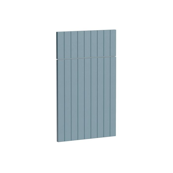 Kaboodle 450mm Danish Blue V-Groove 1 Door/1 Drawer Panels