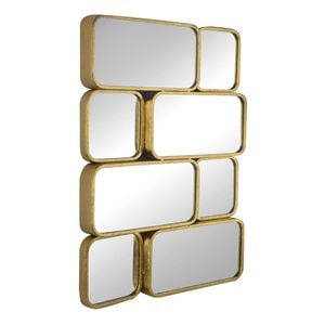 Golden Modular Wall Mirror