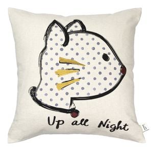 Ed By Ellen Degeneres Up All Night 45x45cm Cushion Natural