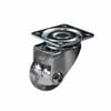 Easyroll 35mm 40kg Transparent Swivel Castor - 2 Pack
