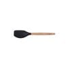 Cuisena Beech Wood 32cm Silicone Spatula Cooking Utensil - Black